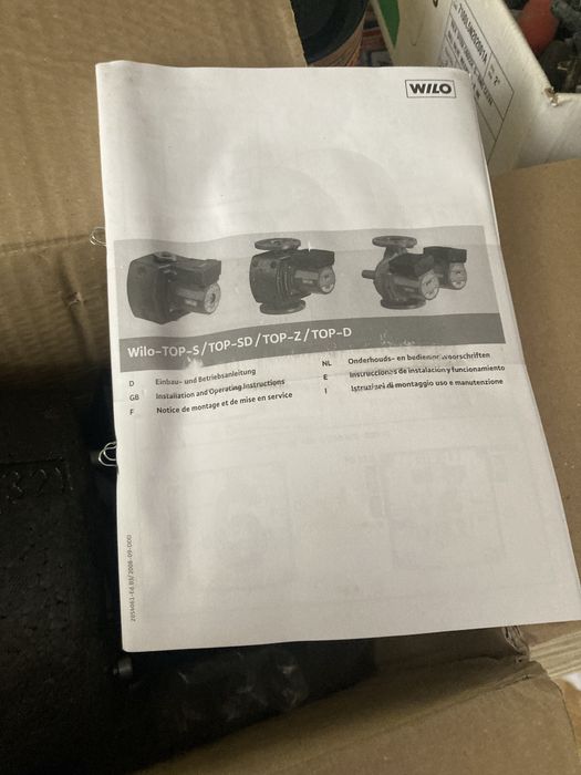 Циркуляційний насос Wilo TOP-S 30/10 (Viessmann) — новий