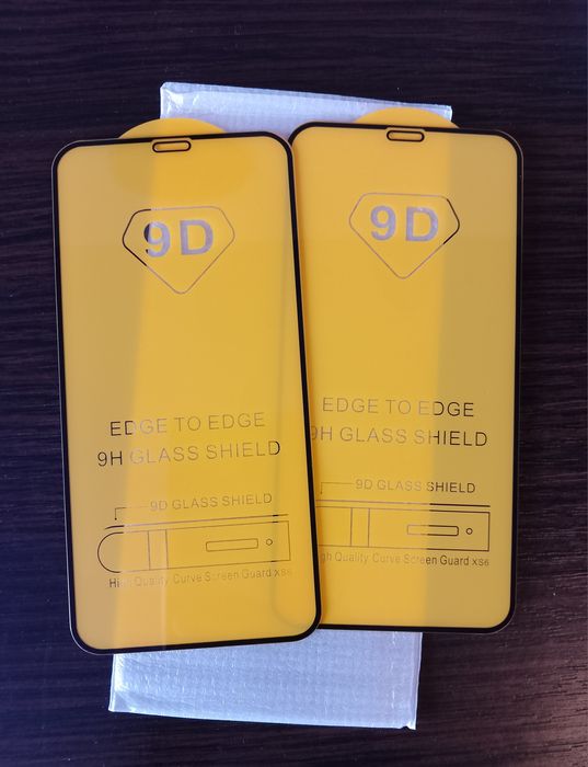 Захисне скло 9D для iPhone X / XS (2 шт.)