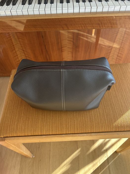 Kosmetyczka duża brązowa