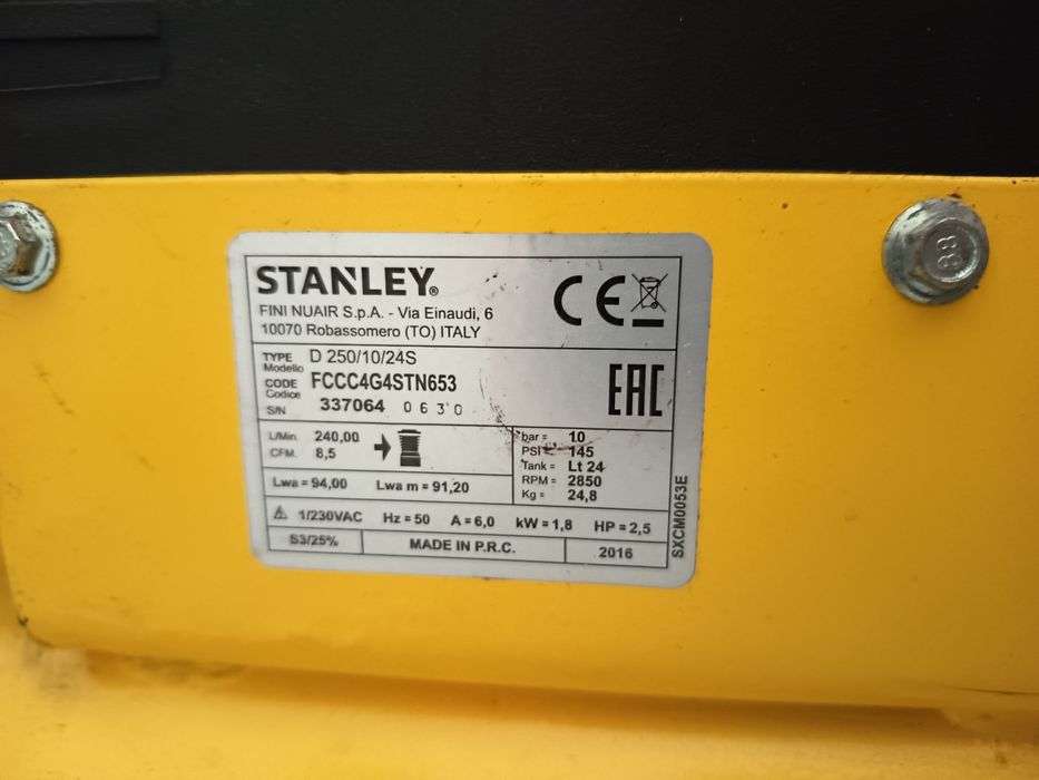 Compressor 24L, 10 bar, 2,5 HP, com rodas