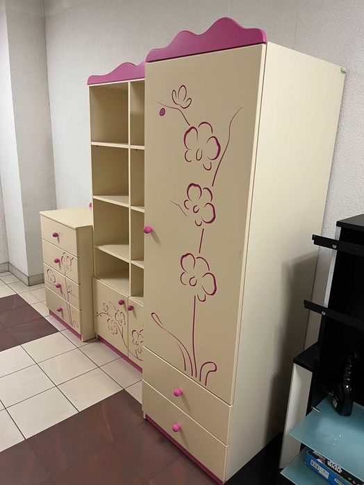 Meble dla dziewczynki Meblik Orchidea zestaw