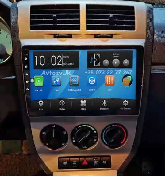 Магнитола CALIBER Dodge CHARGER MAGNUM Додж Калибер CarPlay Android 16