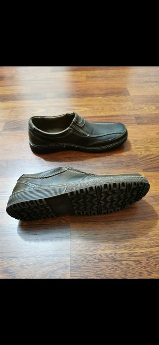Skórzane Wsuwane Buty Męskie Lekkie Wygodne