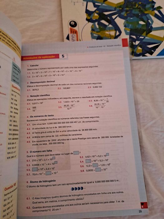 3 Livros  Manuais e C.Atividades Matemática 8 PORTO EDITORA