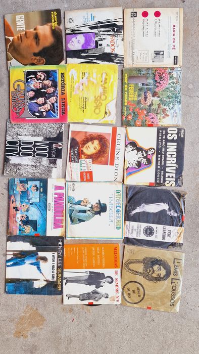 Discos em vinil vintage