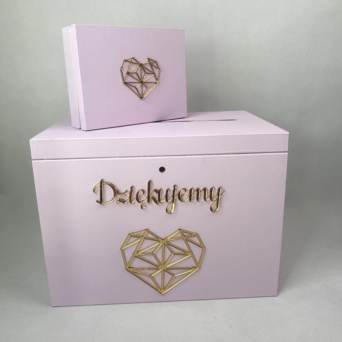 Zestaw pudełek ślubnych