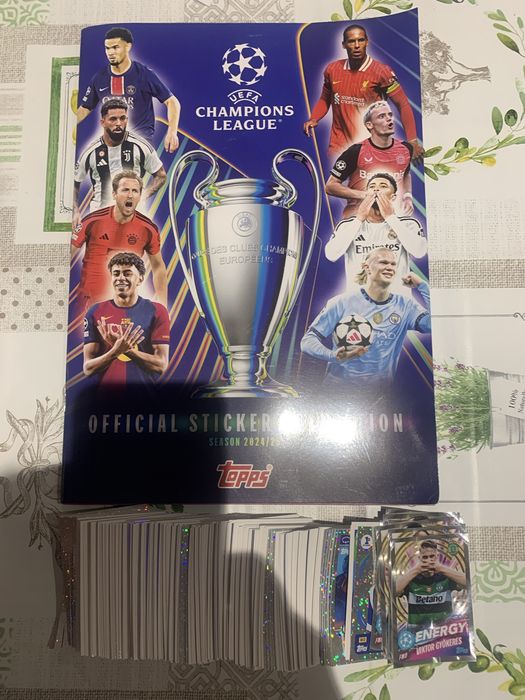 Caderneta completa champions 24/25