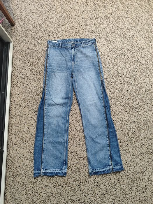 New Zara flared jeans zip