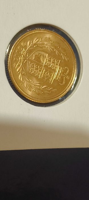 libra ouro rainha elisabete de 2002