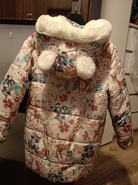 Kurtka dziewczęca jesień/zima 134 cm