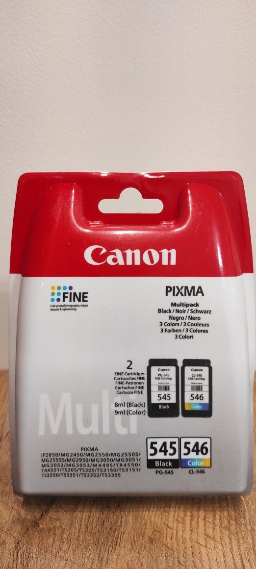 tusz do drukarki canon pixma 545 546