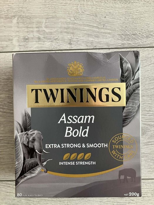 Angielska herbata Twinings assam Bold 80 sztuk