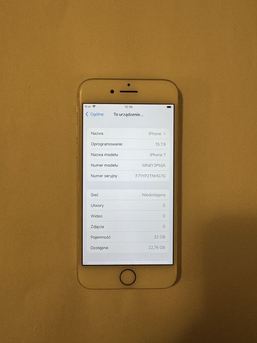 Iphone 7 - 32 GB 86% Baterii