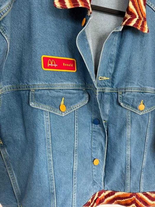 Kurtka jeansowa retro nostalgia McDonald’s L/XL - Ikony lat 2000.