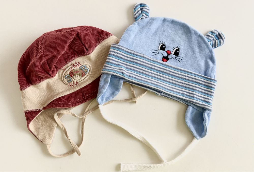 Czapeczki dla chłopca wiosenne roz.48