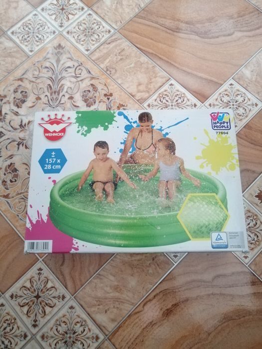 Basen dmuchany zielony