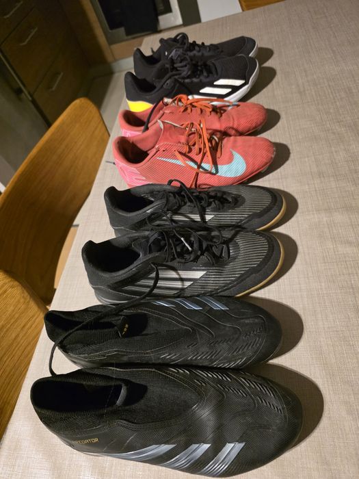 Buty młodego sportowca, 4 pary, rozmiar 39 1/3 - 40