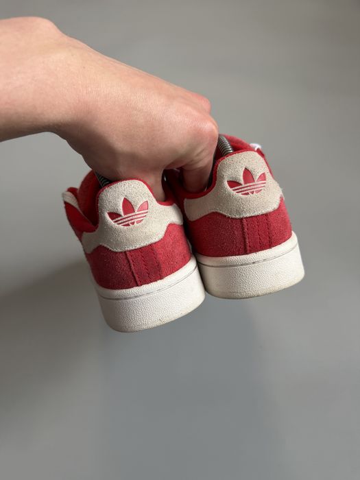 Adidas Campus Red Suede 39(24.5cm) Gazelle Bold