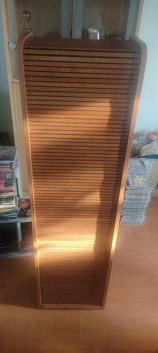 Półka regał komoda na płyty CD DVD 120 sztuk żaluzja