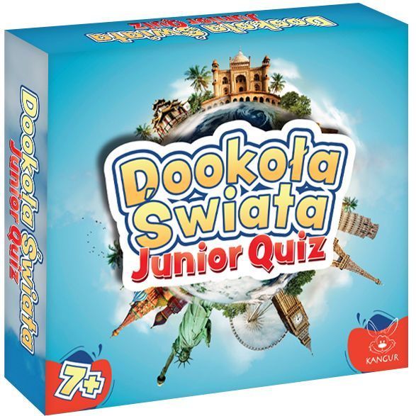 Gra Dookoła Świata Junior Quiz Kangur Nowa Nieużywana