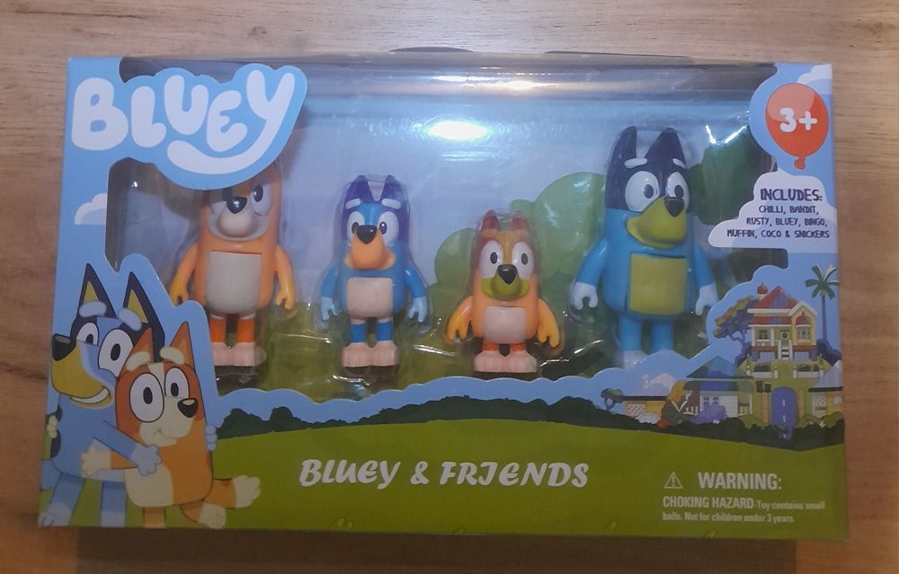 Bluey & frjends sztywne figurki
