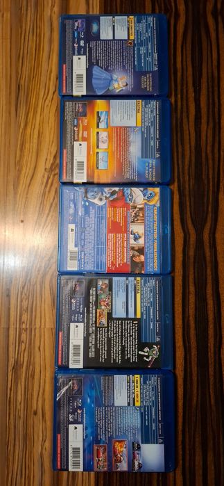 Auta 2, Król Lew, Kopciuszek, Smerfy, Toy Story, BluRay 3D Angielski