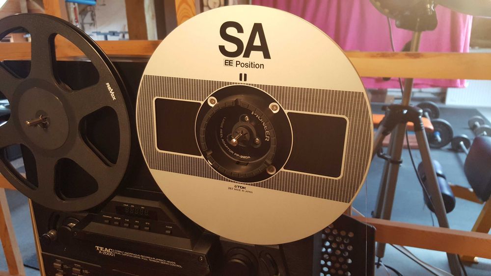 Taśma magnetofonowa maxell xl II szpula 26,5 z zapisem