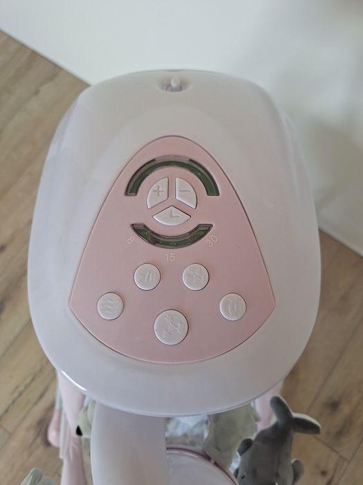 Huśtawka/ bujak elektryczna Caretero Raffi Pink