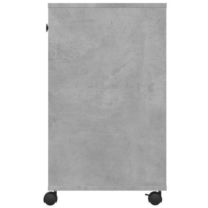 Szafka Pod Drukarkę, Z Kółkami, Szarość Betonu, 60X40X68,5 Cm