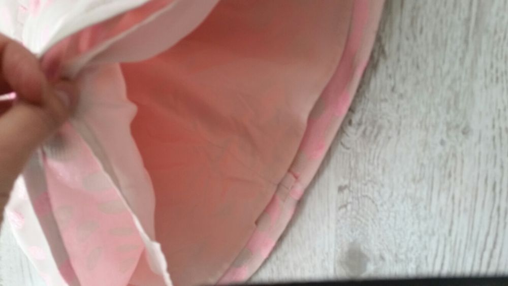 H&M sukienka różowe grochy. Rozmiar 92 (1,5-2 latka).