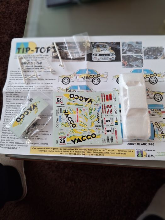 Kit bmw m3 escala 1/43