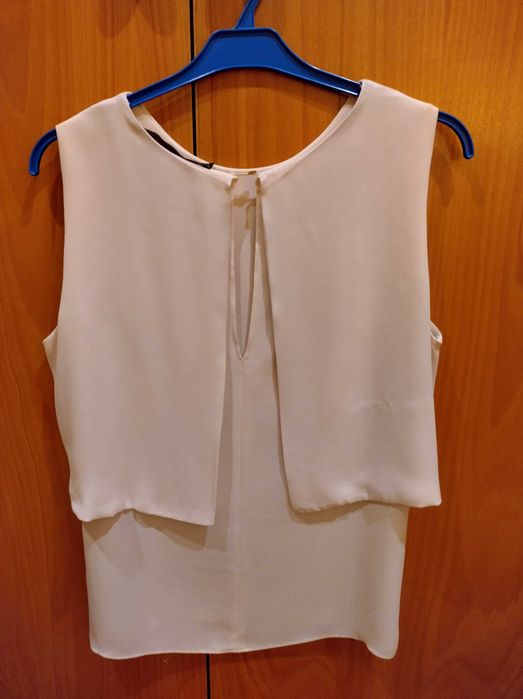 Blusa Zara em tom rosado