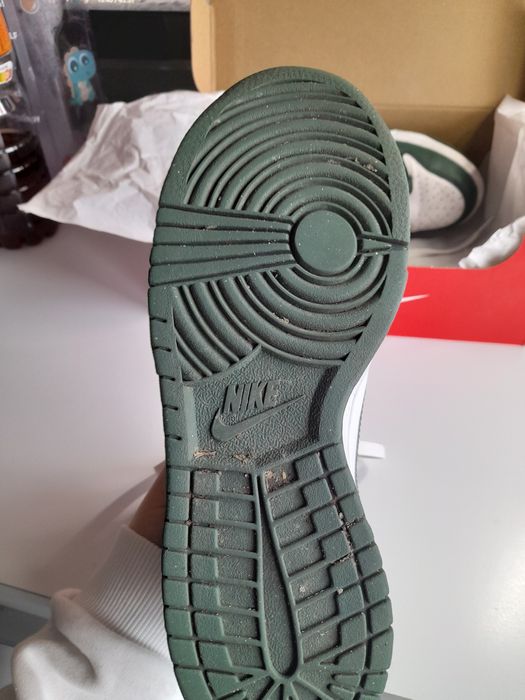 Oryginalne Nike dunk high zielone buty okazja