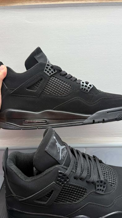 Air Jordan 4 Retro – czarne | Rozmiar 45