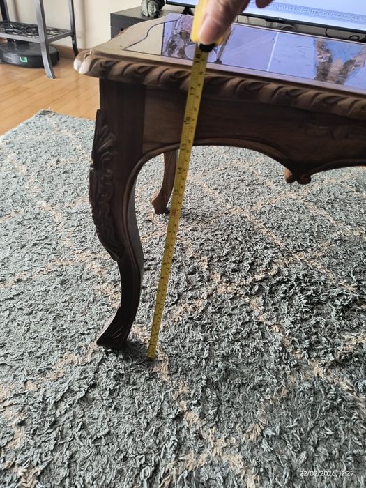 Mesa Baixa Madeira Vintage