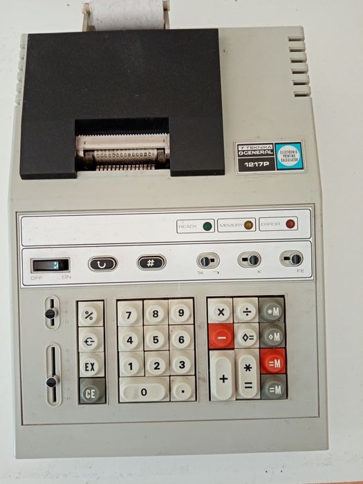 Máquina de calcular impecável