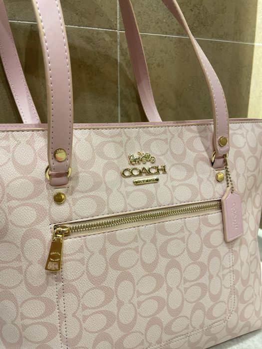 mala tote rosa coach
