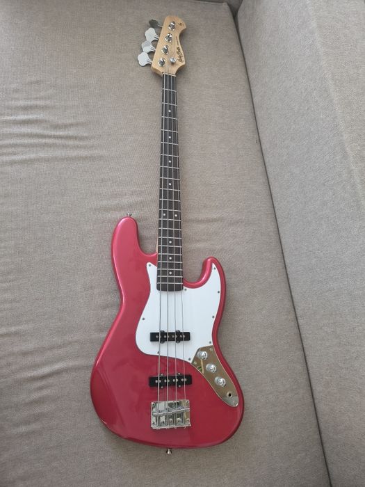 Gitara Basowa Harley Benton JB-20 CA Standard Series (Candy Apple Red)