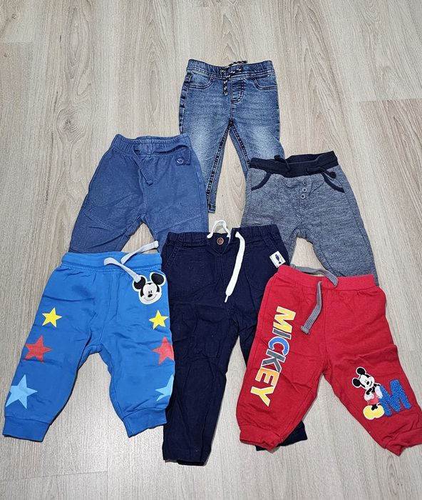 Spodnie chłopięce 6szt.  rozm. 74