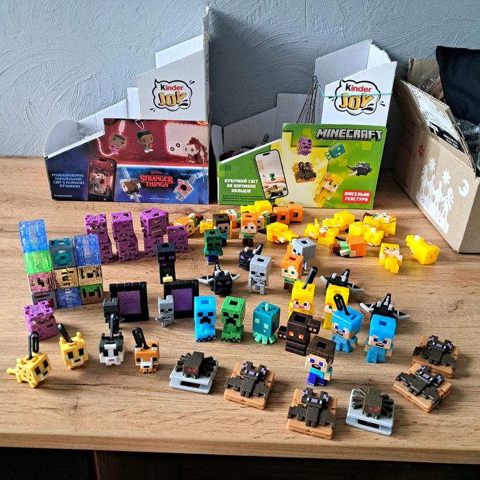 Minecraft Kinder Joy,  повна колекція