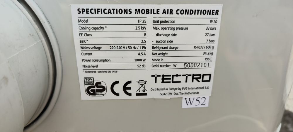 Klimatyzacja przenośna+Rura i pilot