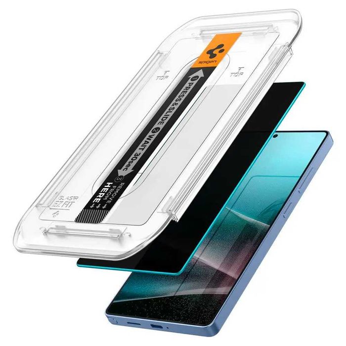 Защитное стекло Spigen Glas.tR EZ FIT Privacy 2-Pack Samsung S25 Ultra