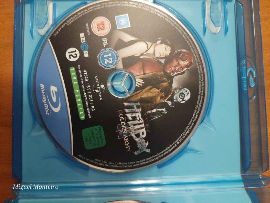 Blu Ray Hellboy 2 O exército Dourado edição 2 discos