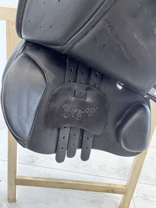 Siodło 17,5 M/L Wełna Daw Mag Ch&W De Luxe 17,5/33 skokowe