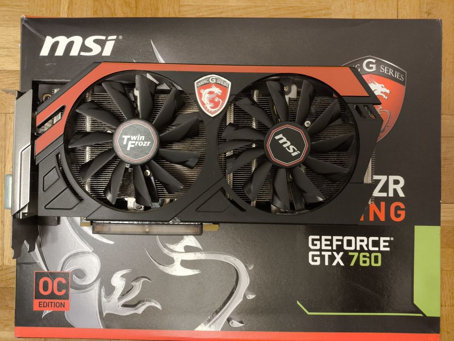 Karta graficzna MSI GeForce GTX 760 Twin Frozr 2GB