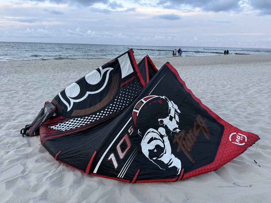 Kitesurfing Wainman Rabbit Gang dwa latawce: 12m „BOSS” oraz 10,5m „PUNCH”