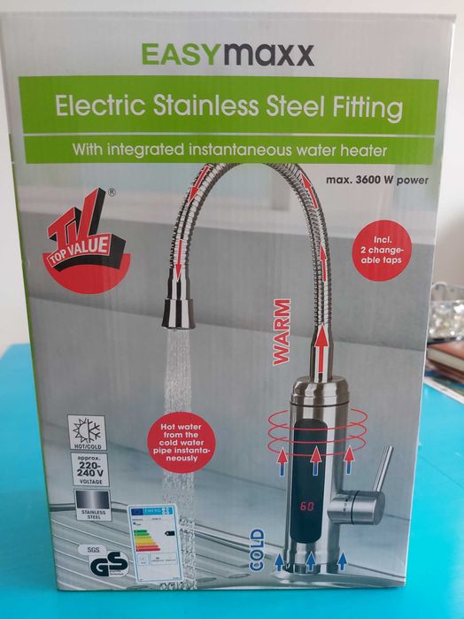 Elektryczna armatura umywalkowa