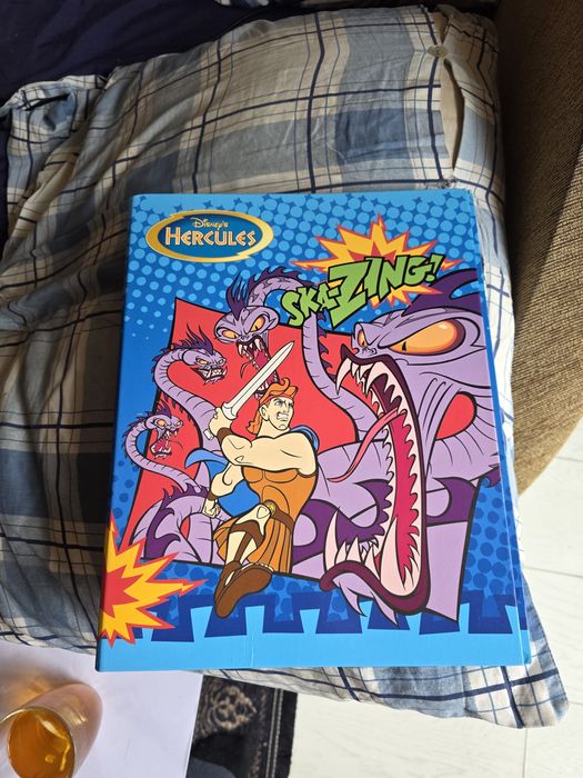 oryginalny segregator disney hercules a4 unikat