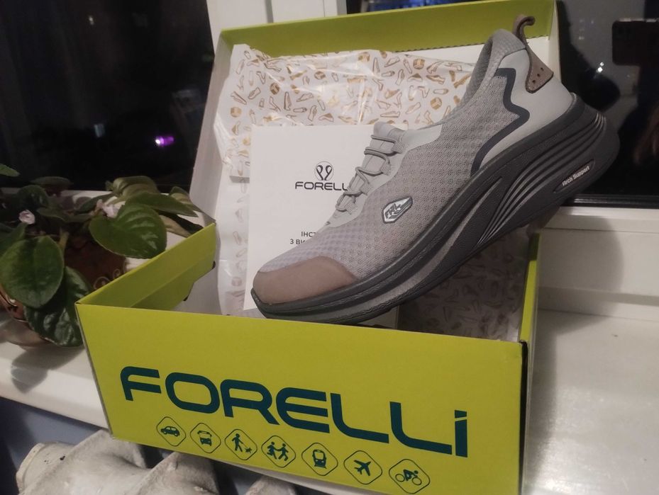 Кросівки ортопедичні жіночі Forelli Layla-G 58104 сірий