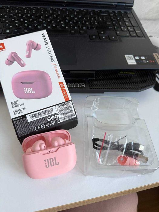Наушники Bluetooth JBL bу HАRMАN Wave Beam 2 rose